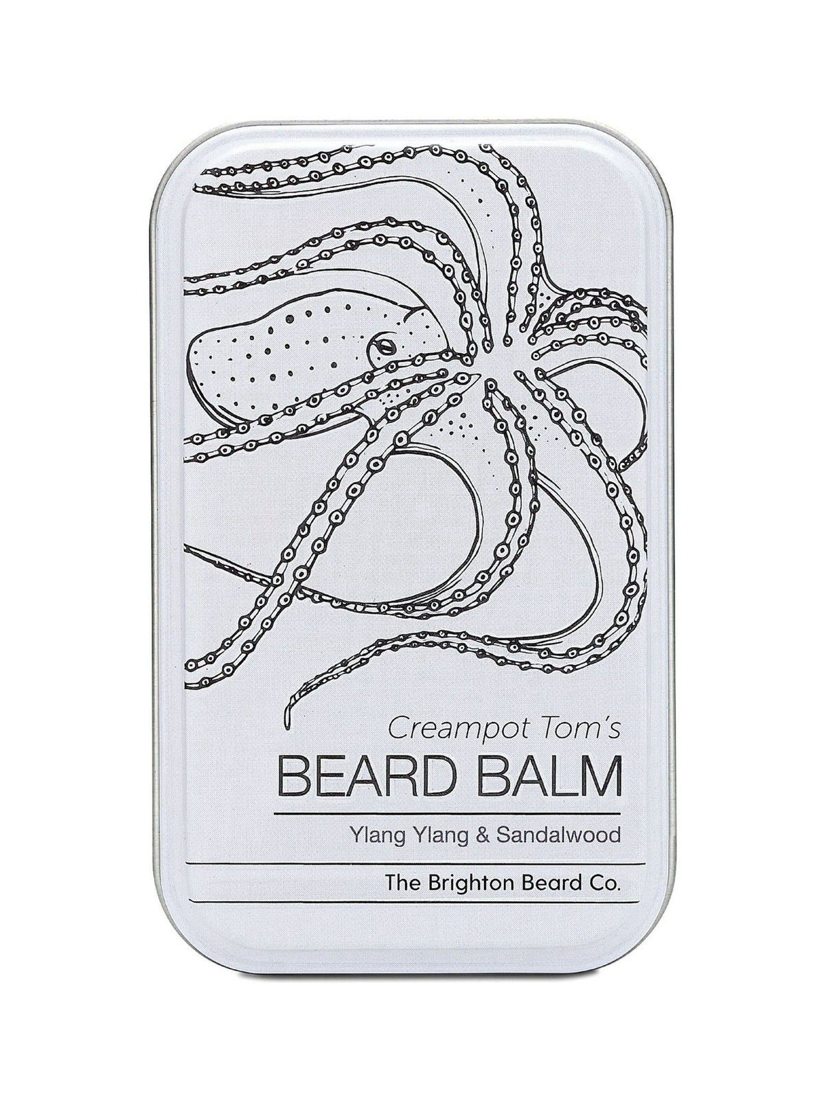 Brighton Beard Co. beard balm Ylang Ylang & Sandalwood 80ml, imported from the UK