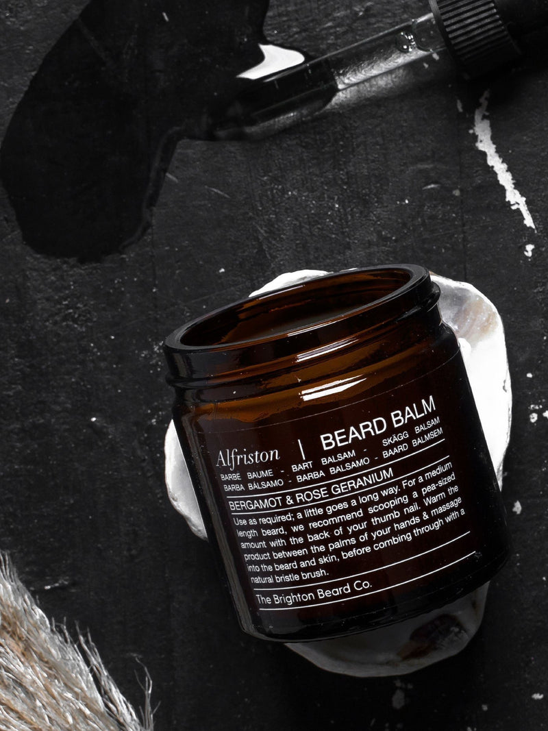 All Natural Beard Conditioning Balm with Bergamot & Rose Geranium Scent 60ml