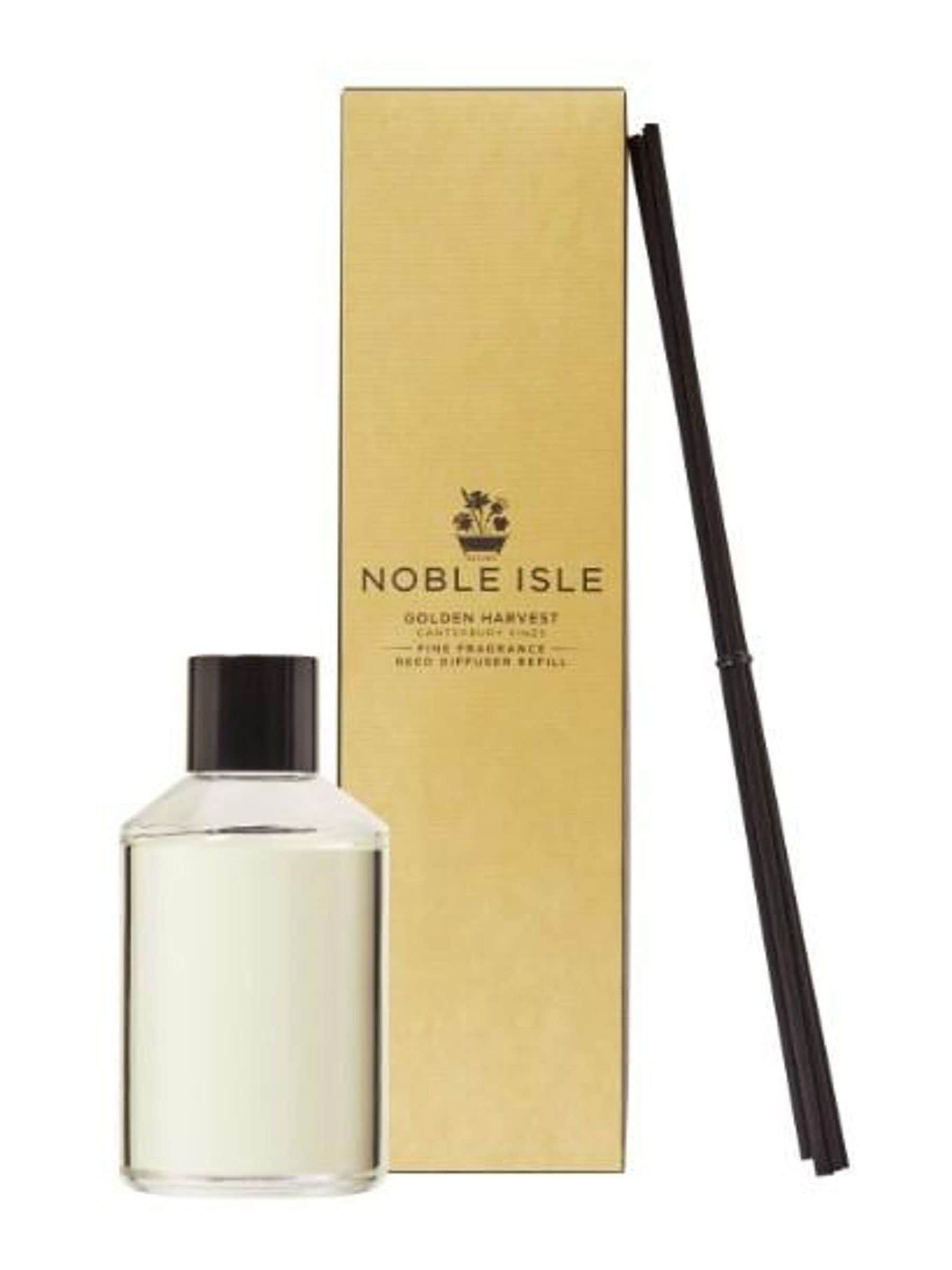Noble Isle Golden Harvest diffuser refill 180ml, imported from the UK