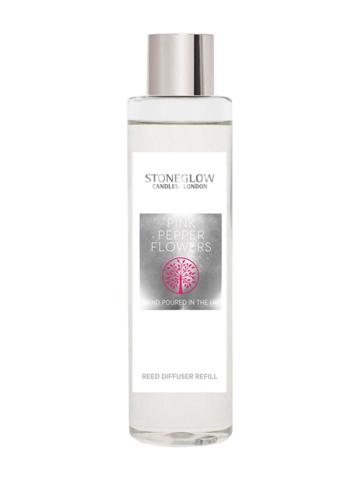 Stoneglow Pink Pepper Flowers 210ml Refill Natures Gift Reed Diffuser