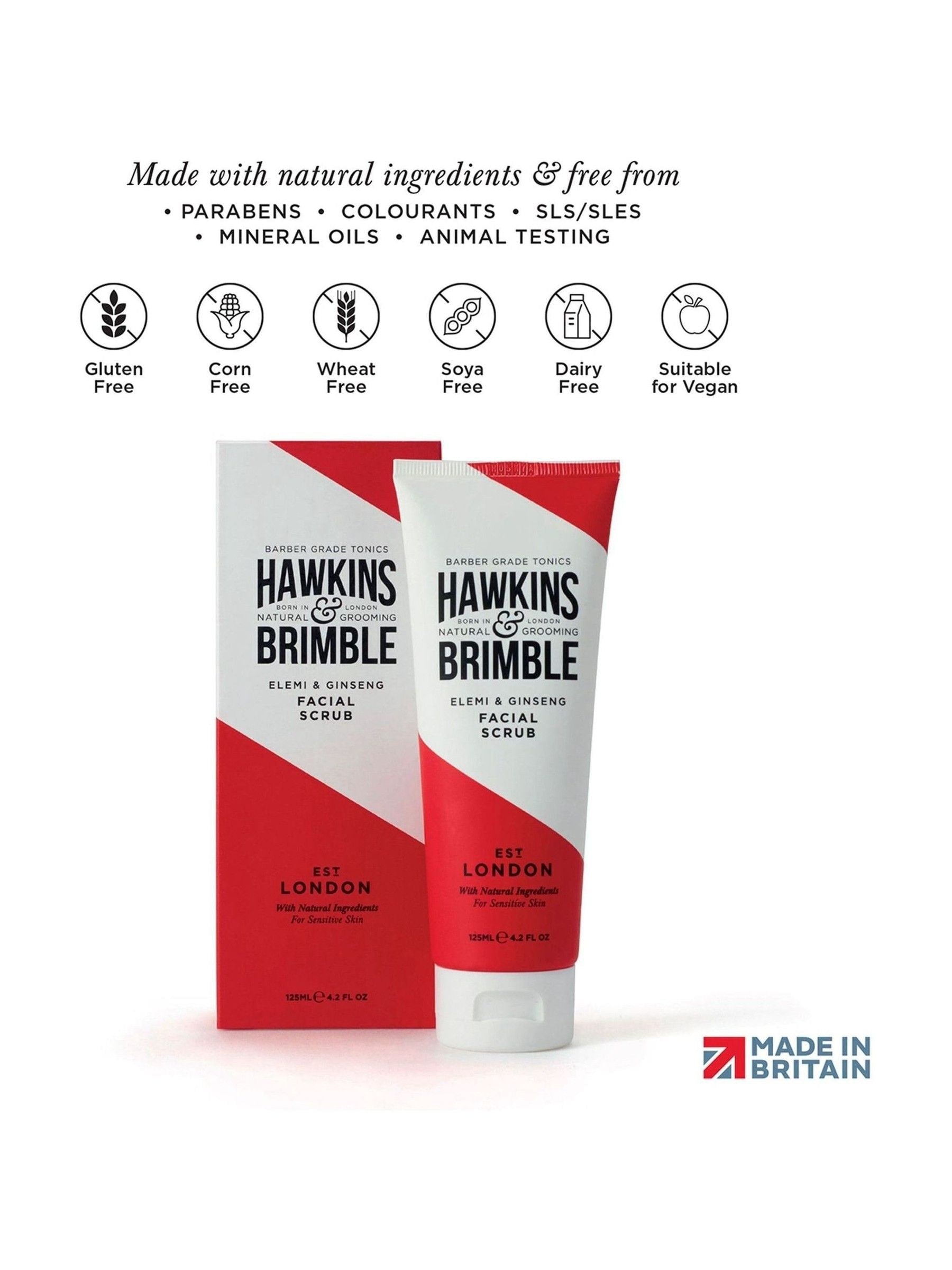 Hawkins & Brimble Facial Scrub 125 ml, UK version