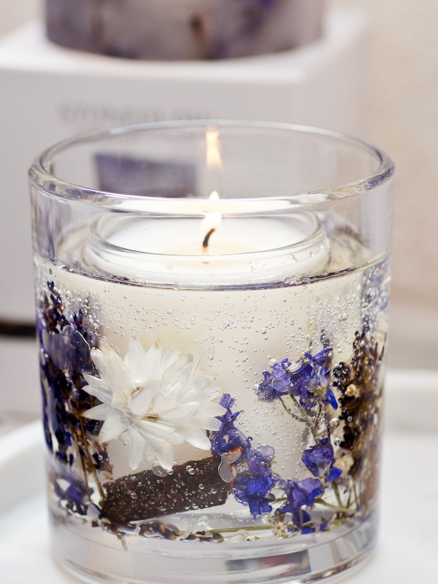Stoneglow Lilac & Lavender Natures Gift scented candle (British brand)