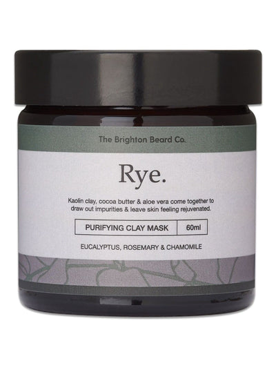 قناع الطين لتنقية الوجه بالقرطم من The Brighton Beard Co. 60 جرام - اشترِ عبر الإنترنت من McGrocer