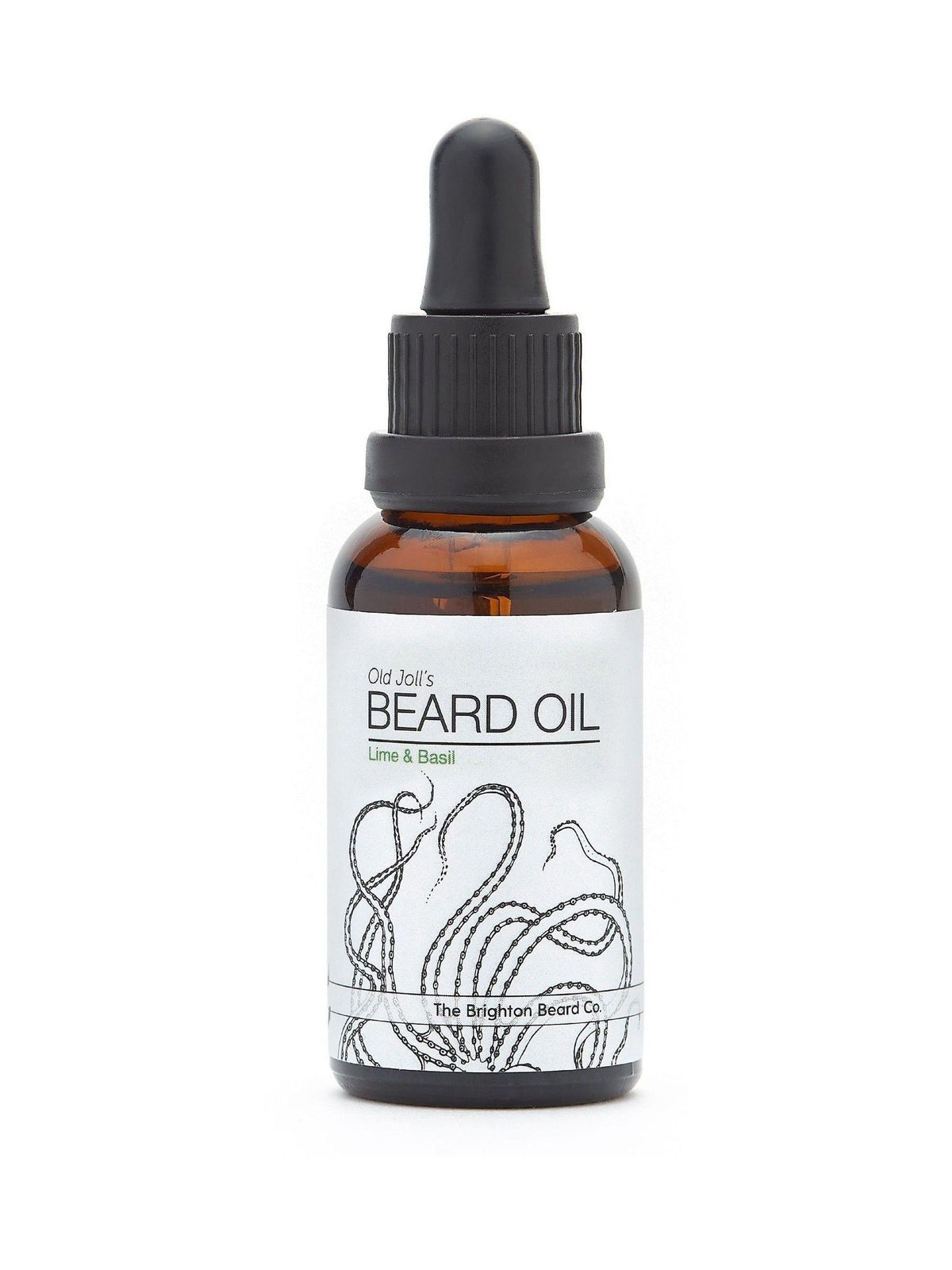 The Brighton Beard Co. Lime & Basil beard oil 30ml, UK version