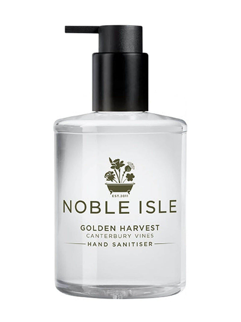 Noble Isle Golden Harvest hand sanitiser 250ml, imported from the UK