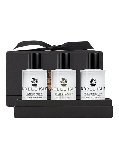 Coffret cadeau Trio de désinfectants pour les mains Noble Isle 3 x 75ml