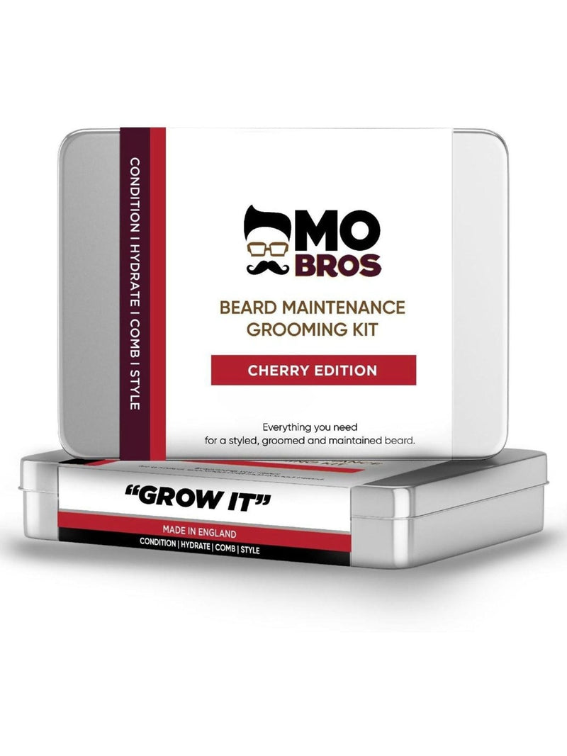 Mo Bros beard maintenance kit black cherry (British brand)