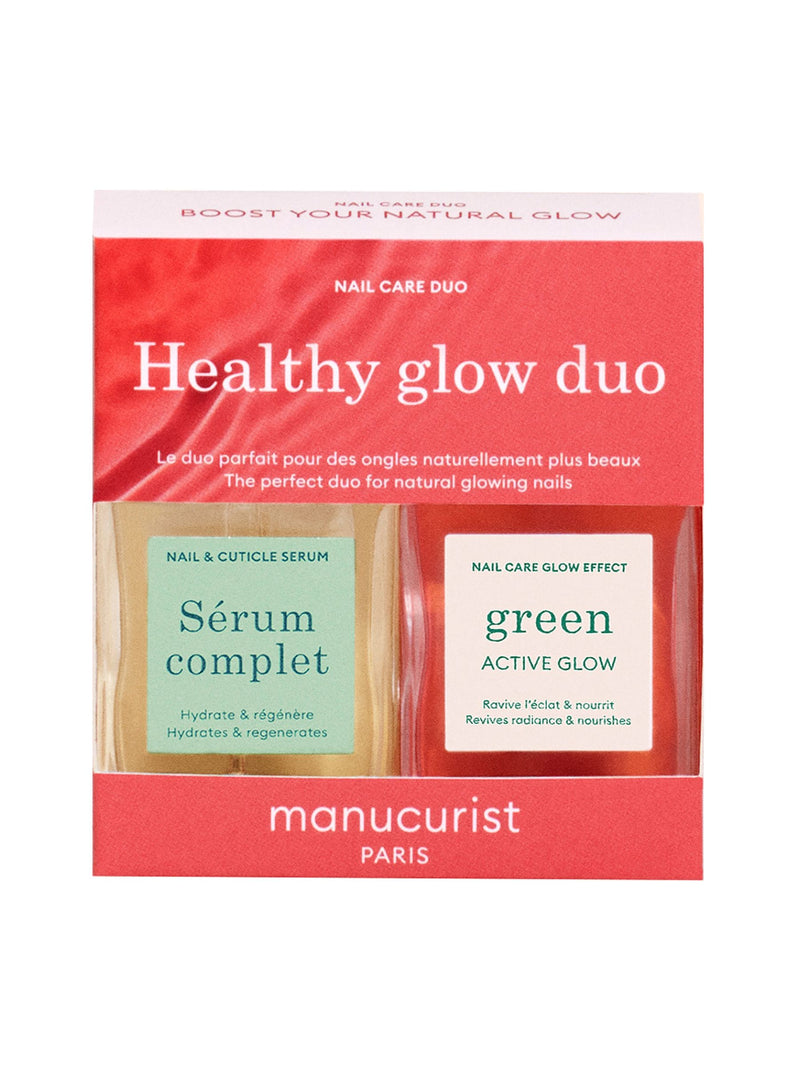 Manucurist Healthy Glow Duo nail set, imported from the UK
