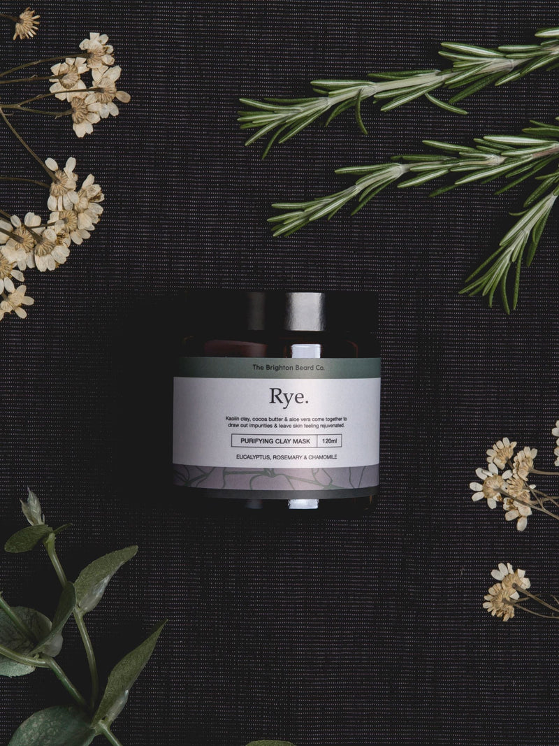 The Brighton Beard Co. Rye Purifying Clay Mask 120g (British brand)