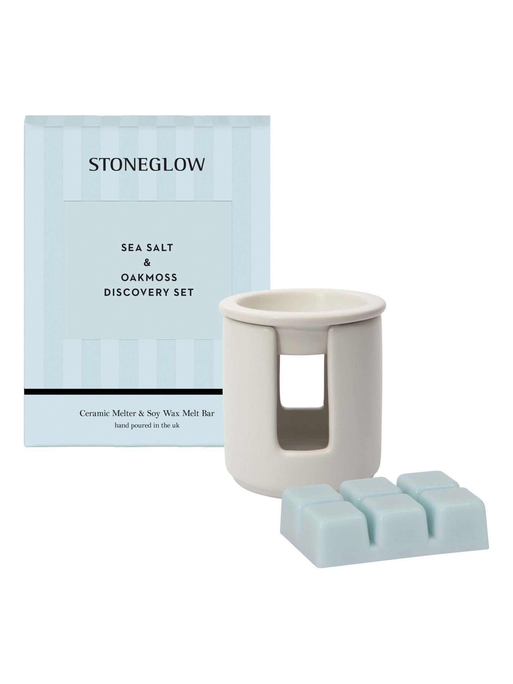 Stoneglow Sea Salt Oakmoss soy wax melts 75g, UK version