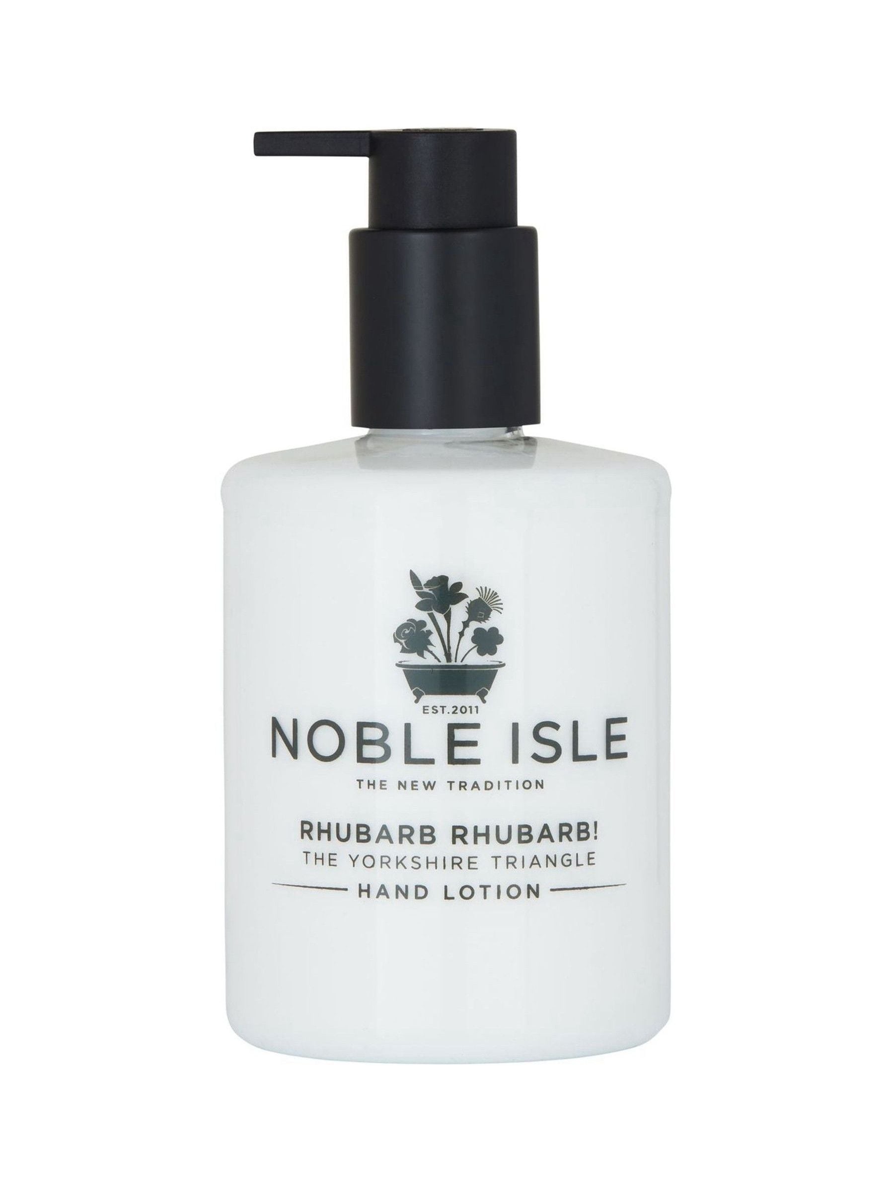 Noble Isle Rhubarb Rhubarb luxury hand lotion 250ml, imported from the UK