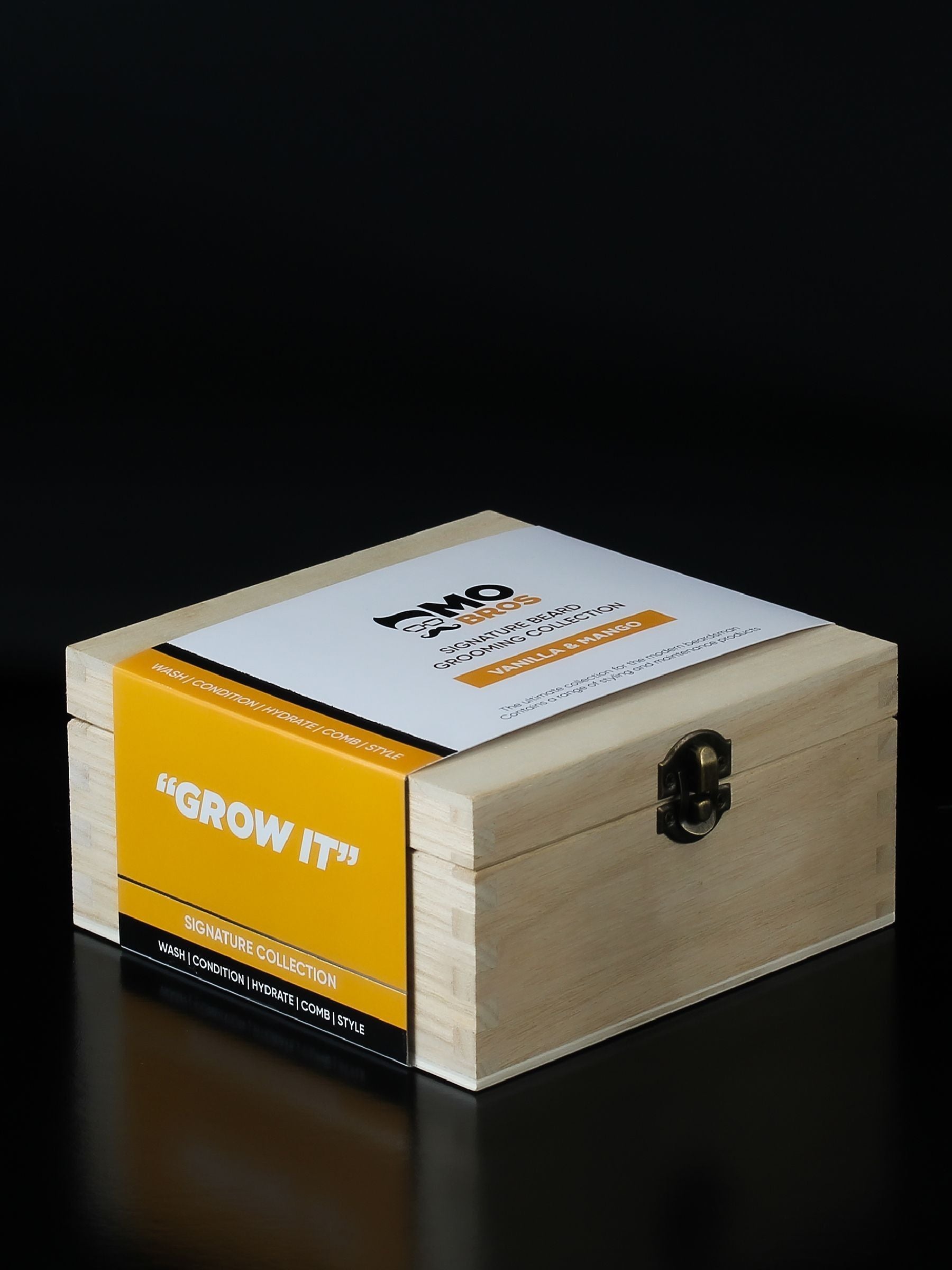 Mo Bros beard grooming kit vanilla and mango, imported from the UK