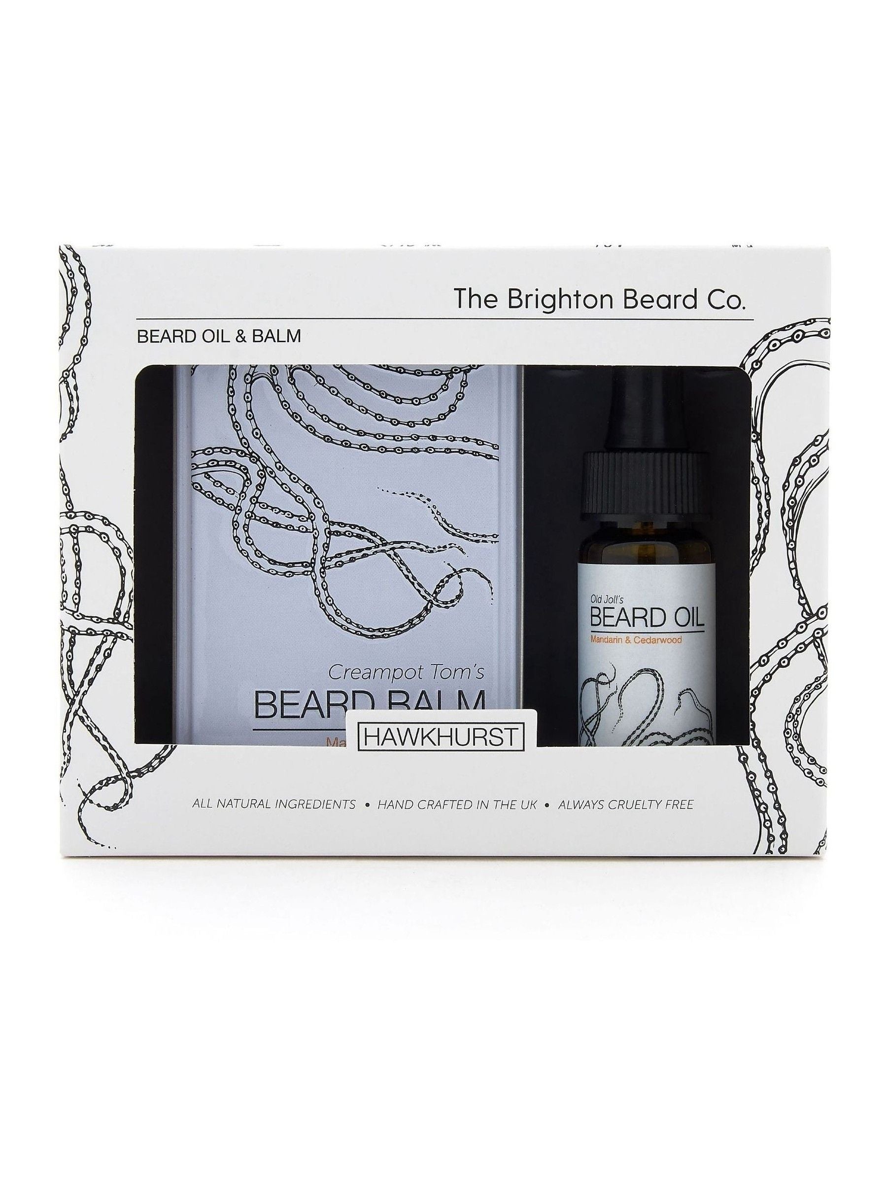 Brighton Beard Co. Hawkhurst beard conditioning gift set, UK version