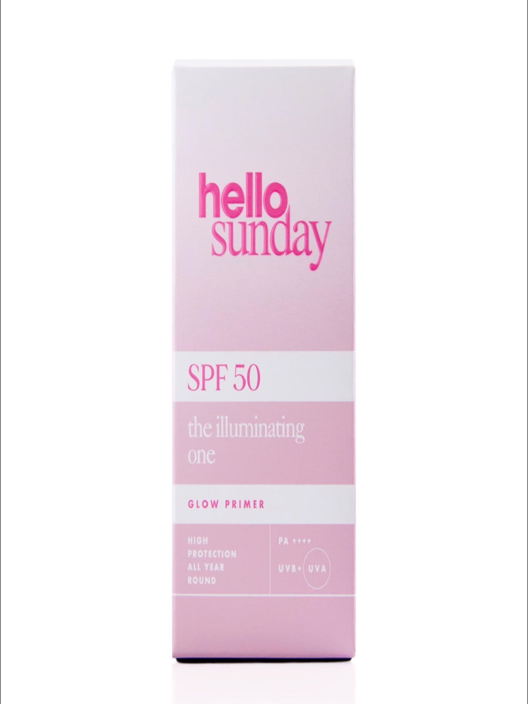 Hello Sunday Illuminating Primer SPF50 50ml, imported from the UK