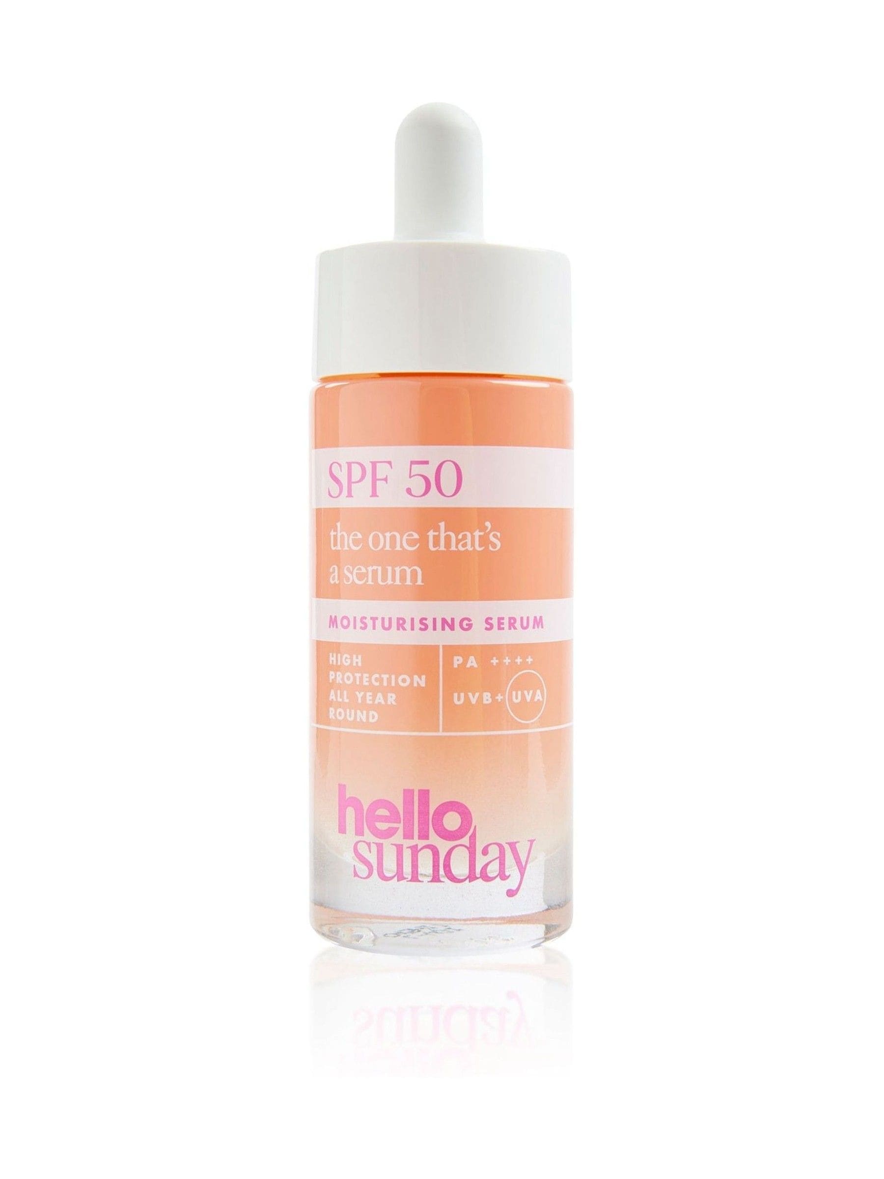 Hello Sunday SPF50 facial serum, UK version