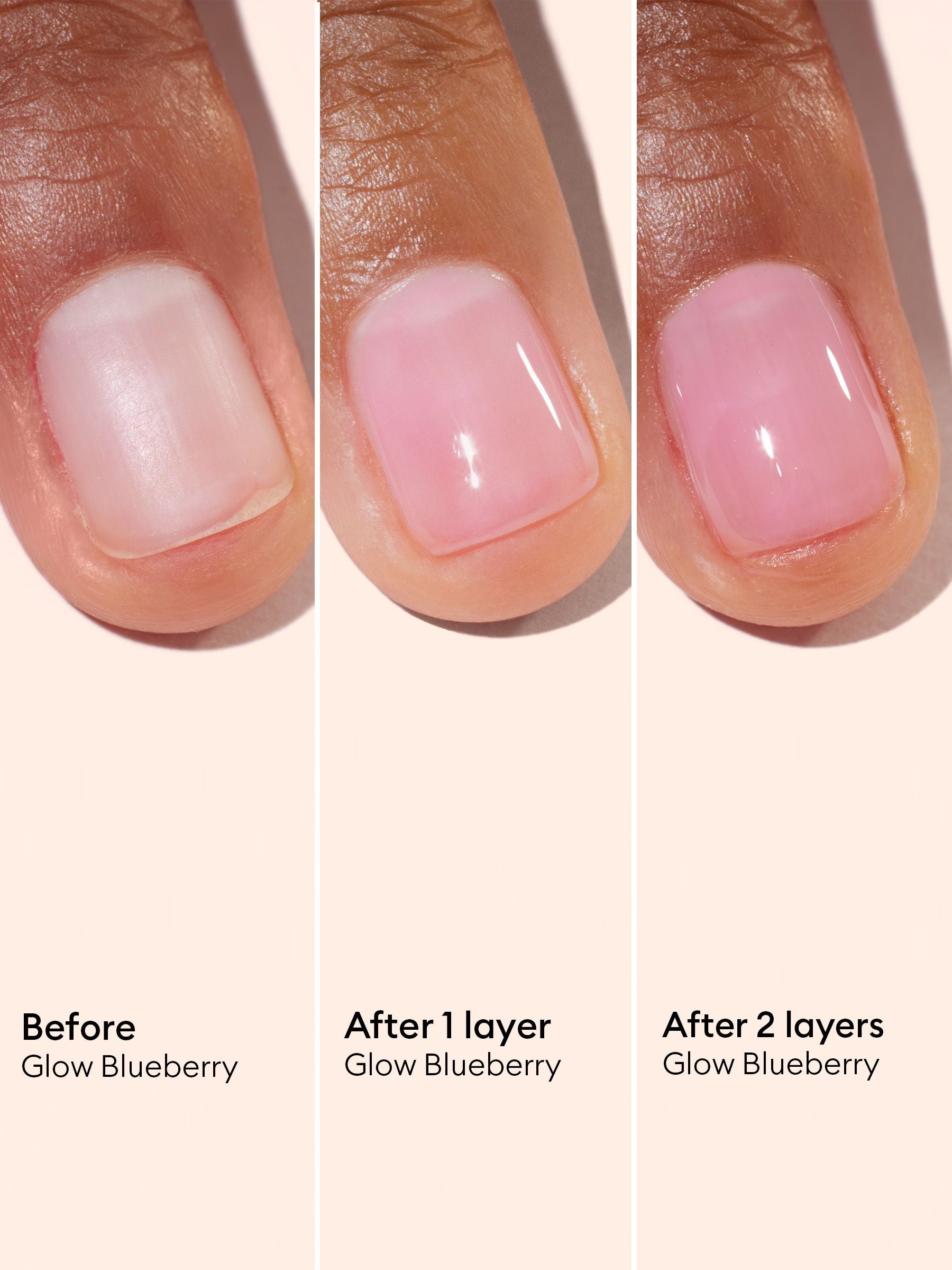 Manucurist nail polish with pink glow, imported from the UK