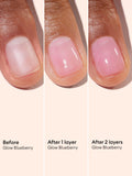Manucurist nail polish with pink glow, imported from the UK
