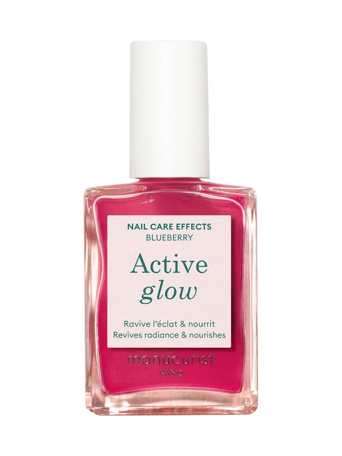 Manucurist nail polish with pink glow, imported from the UK