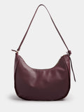 Yours Curve red faux leather slouched shoulder bag, UK version