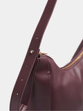 Yours Curve red faux leather slouched shoulder bag, UK version