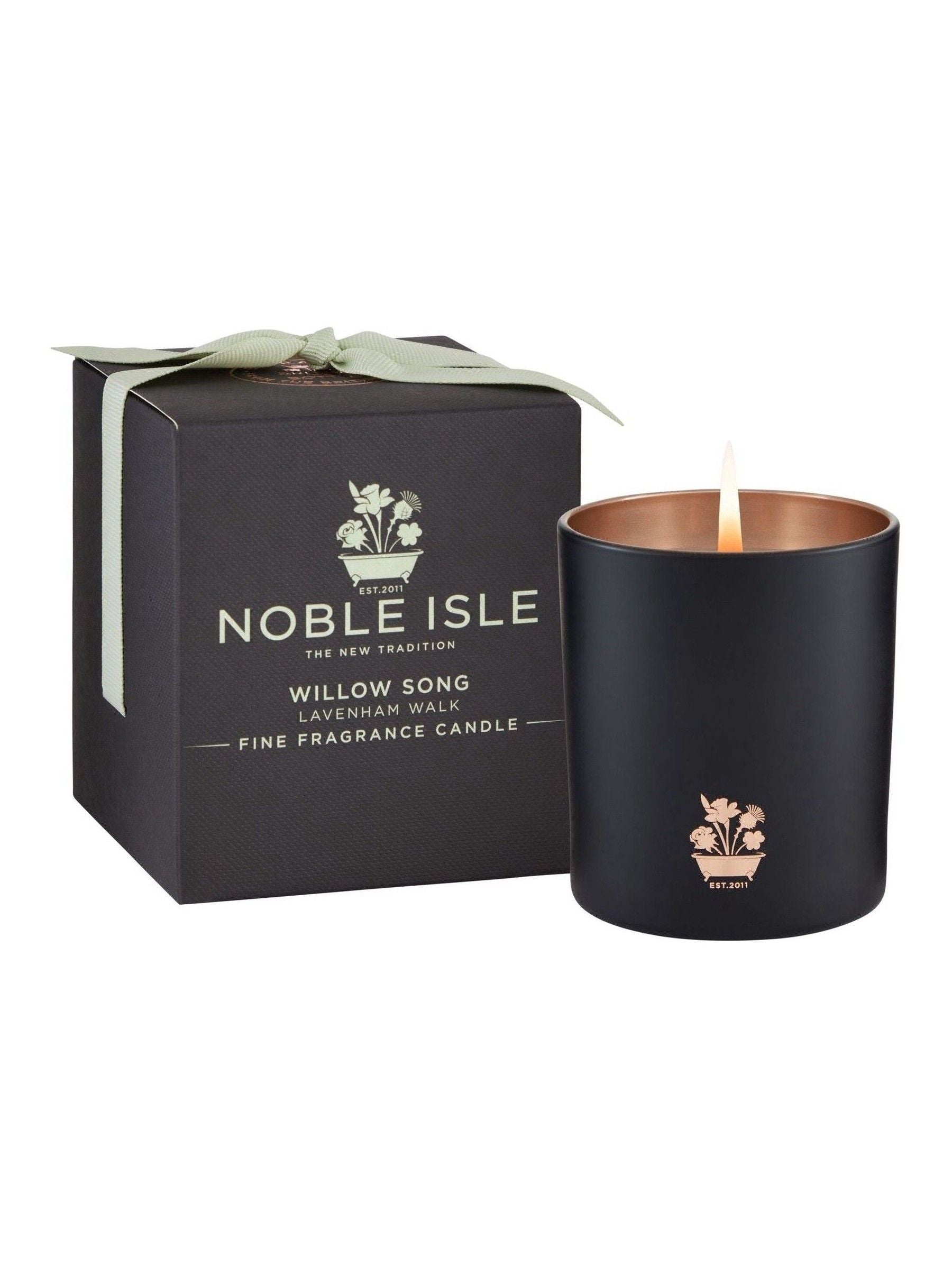 Noble Isle Willow Song single wick candle, imported from the UK