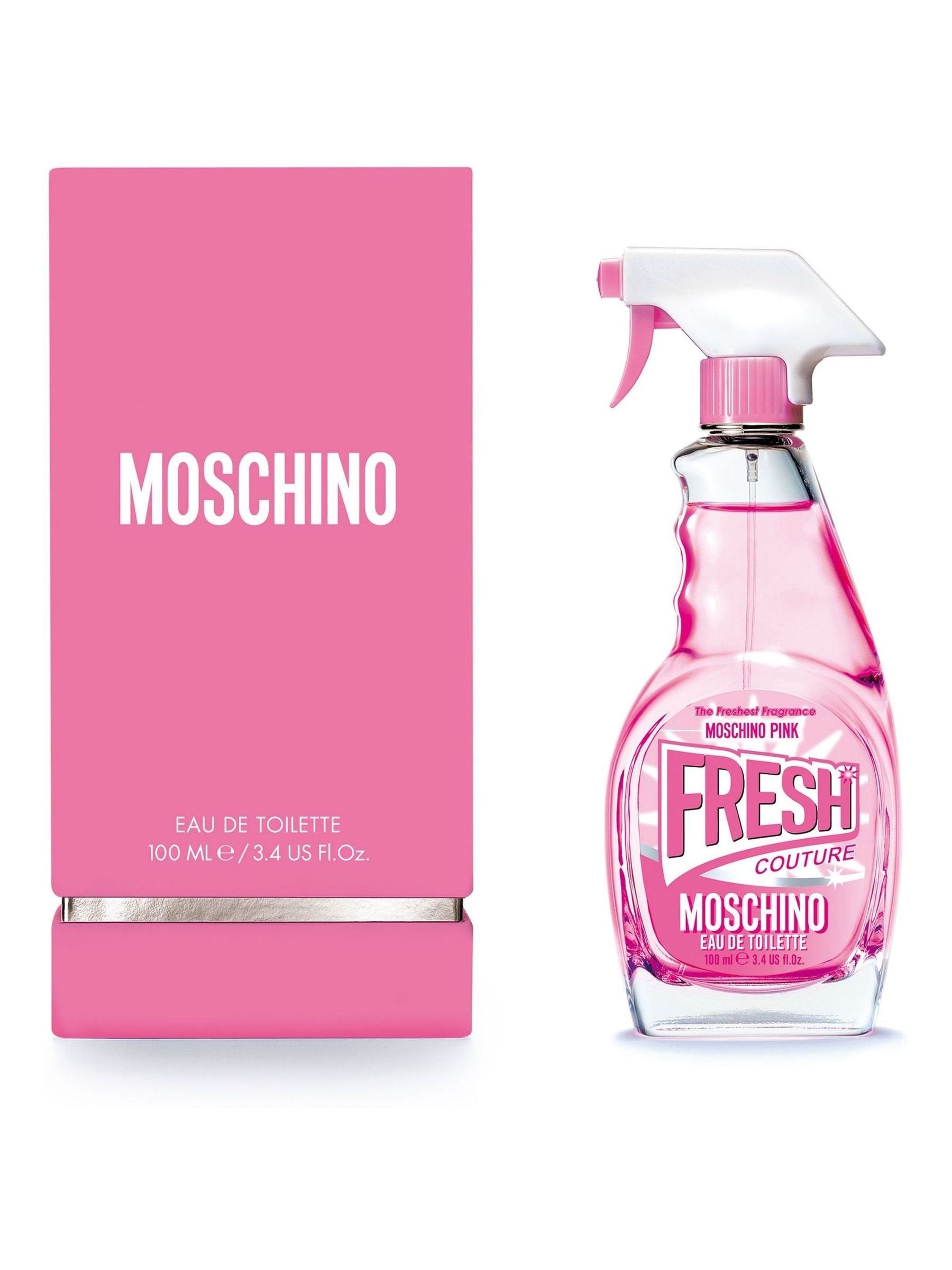 Moschino Fresh Pink Eau de Toilette 100ml, imported from the UK