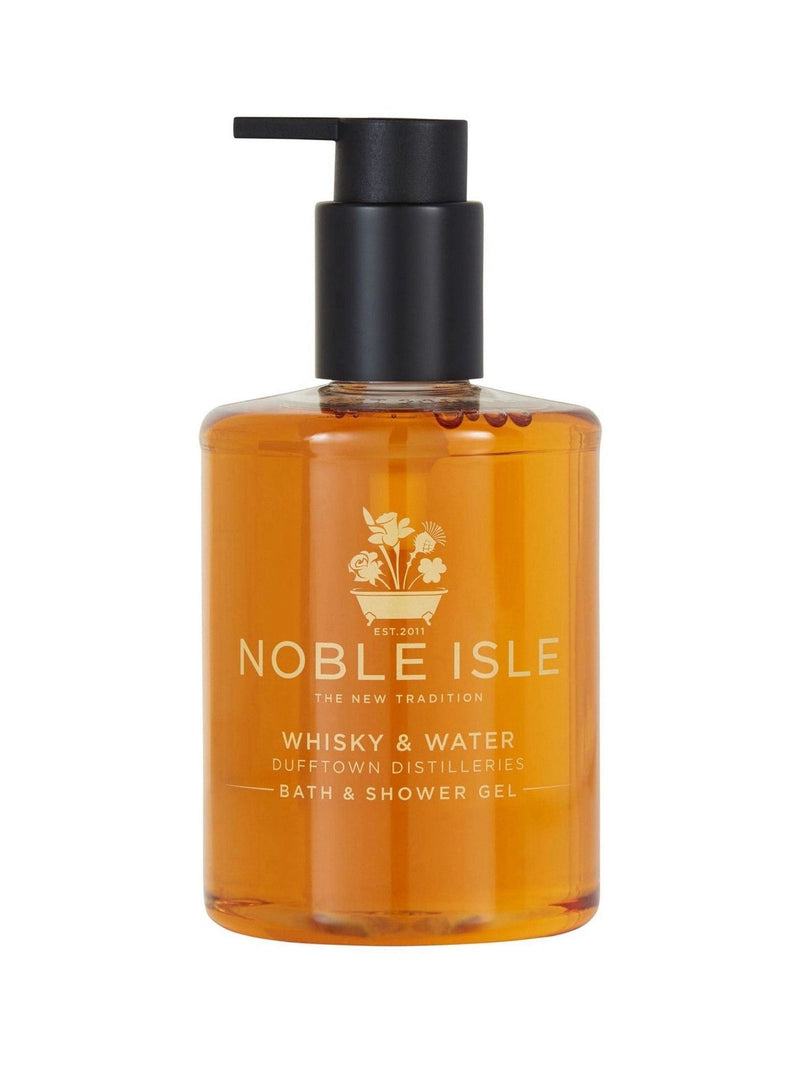 Noble Isle Whisky & Water bath and shower gel 250ml, imported from the UK