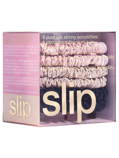 Next Slip Skinny 100% Pure Silk Scrunchies 6 Pack- Buy online at McGrocer