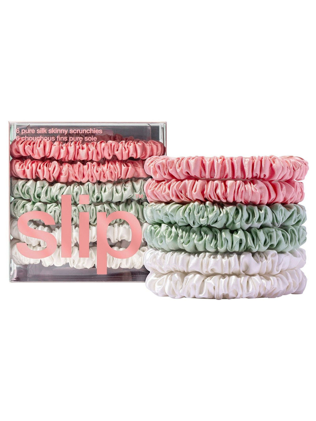 Slip Skinny silk scrunchies 6 pack (British brand)