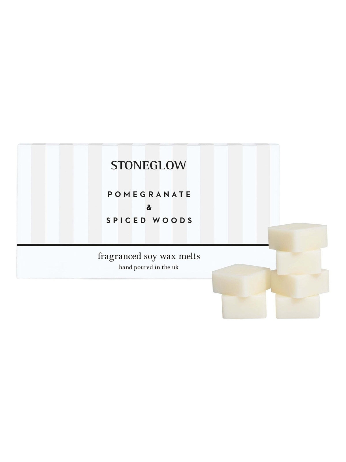 Stoneglow Pomegranate Spiced Woods soy wax melts 192g (British brand)