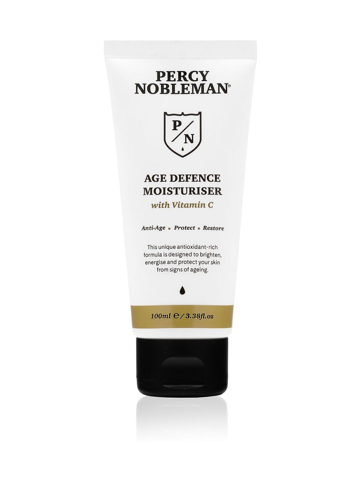 Percy Nobleman Age Defence Moisturiser with Vitamin C 100ml, imported from the UK
