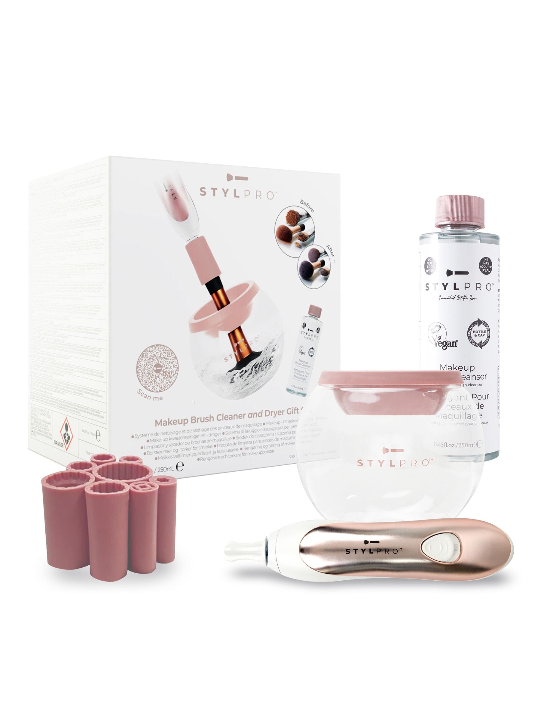 Stylpro Makeup Brush Cleaner and Dryer Gift Set