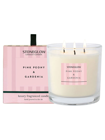 Next Stoneglow Rosa Pfingstrose & Gardenie 3 Wick Modern Classics Duftkerze – jetzt online bei McGrocer kaufen