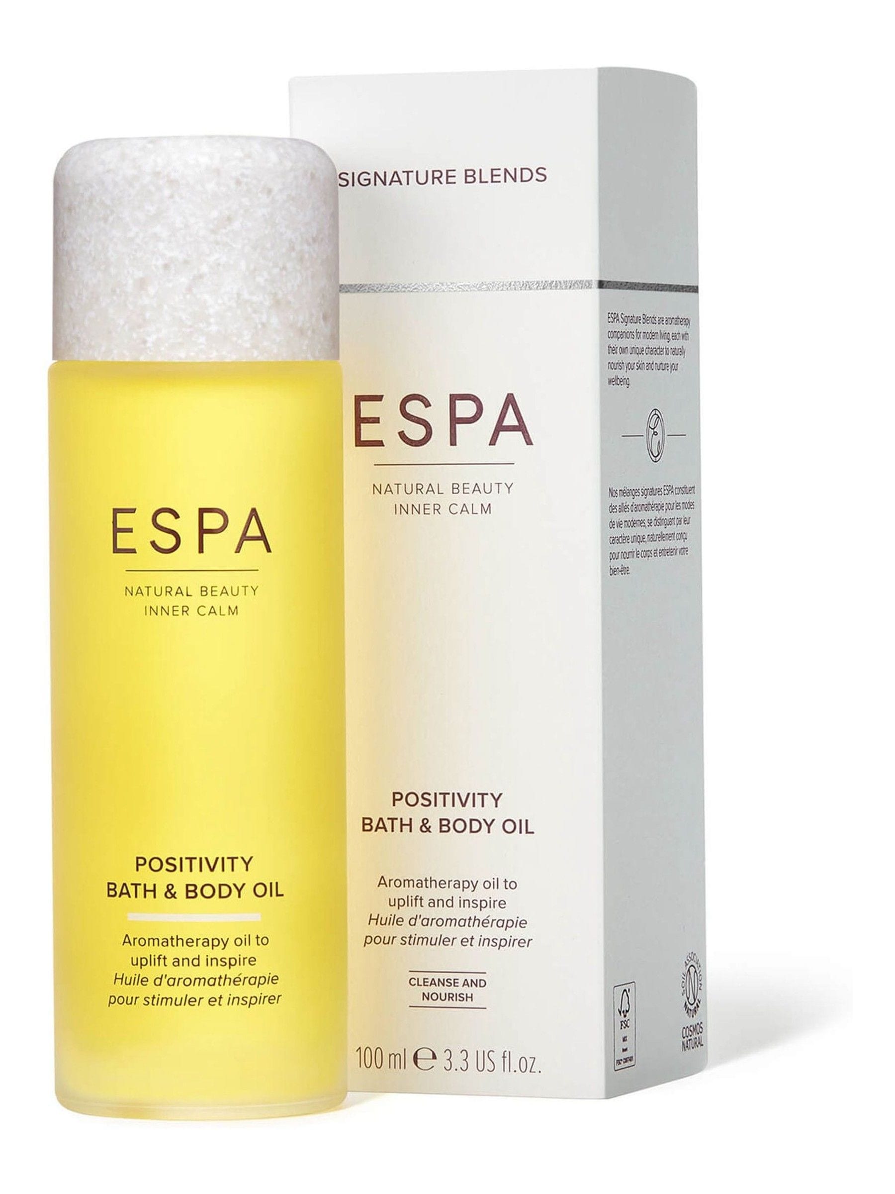 ESPA Positivity bath and body oil 100ml - British product