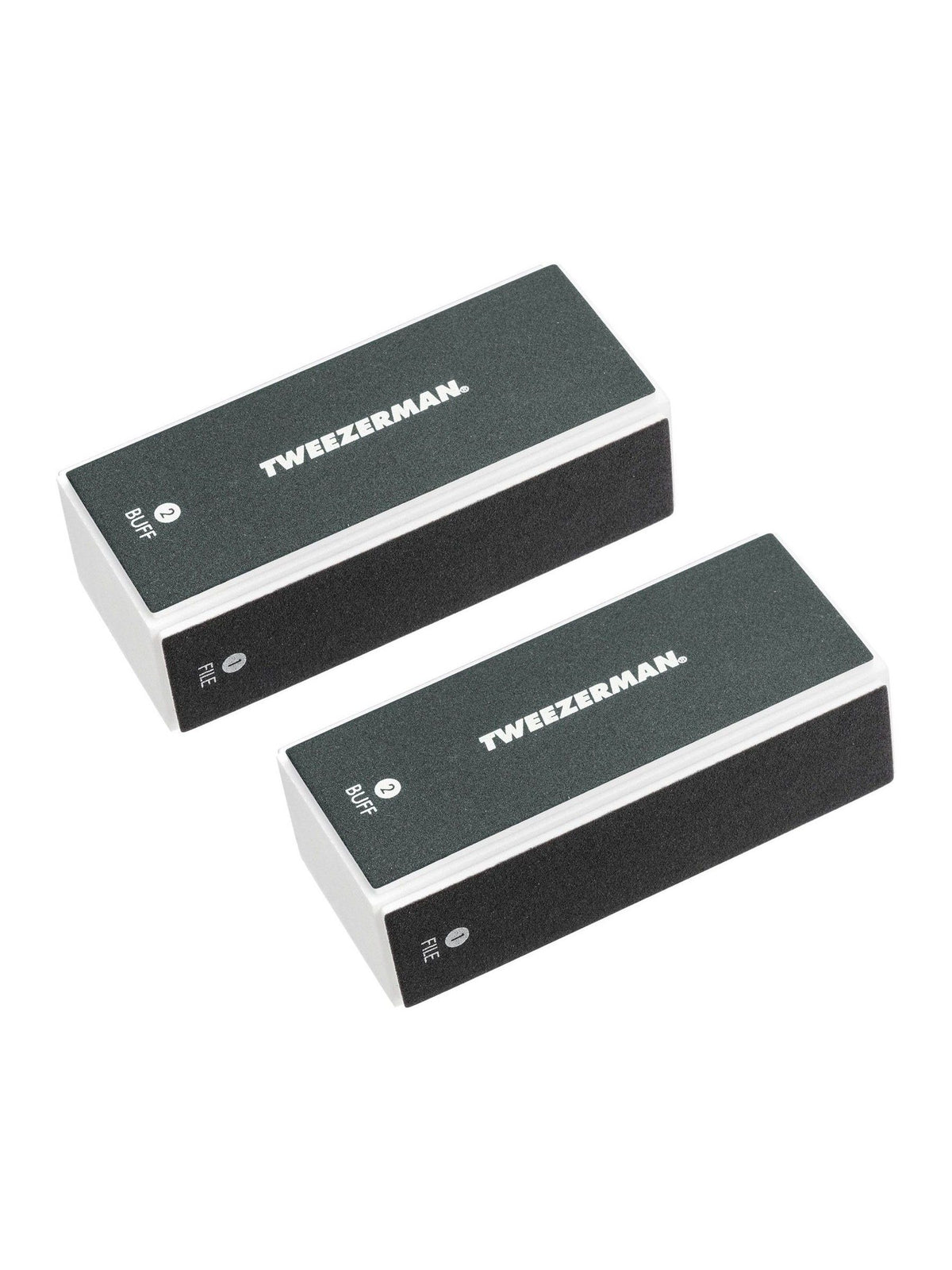 Tweezerman nail buffer block 2-pack - British product