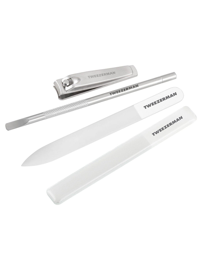 Tweezerman glass manicure set, UK version