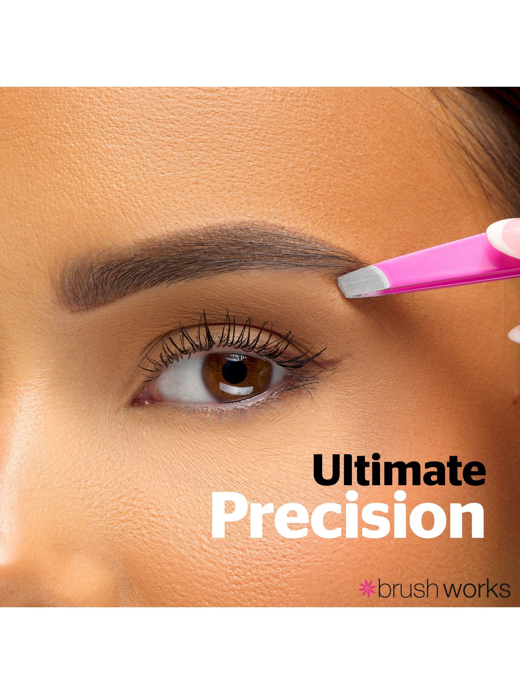 Brush Works HD 4 Piece Combination Tweezer Set neon - British product