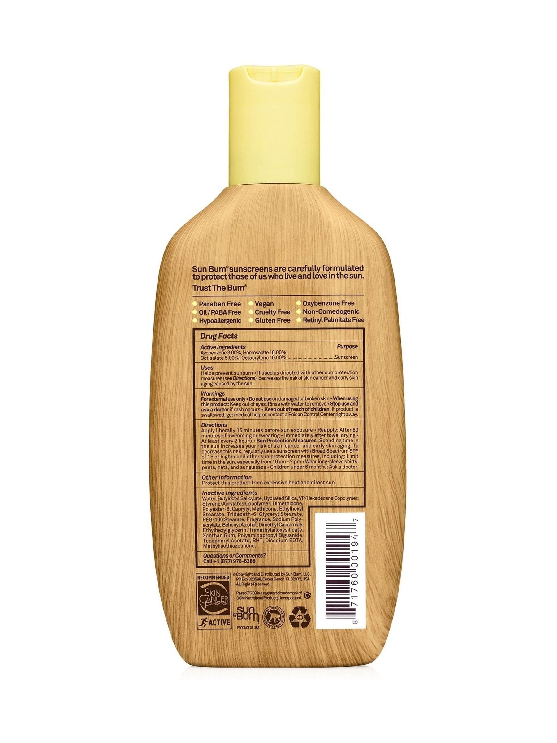 Sun Bum Original SPF50 sun lotion 237ml, UK version