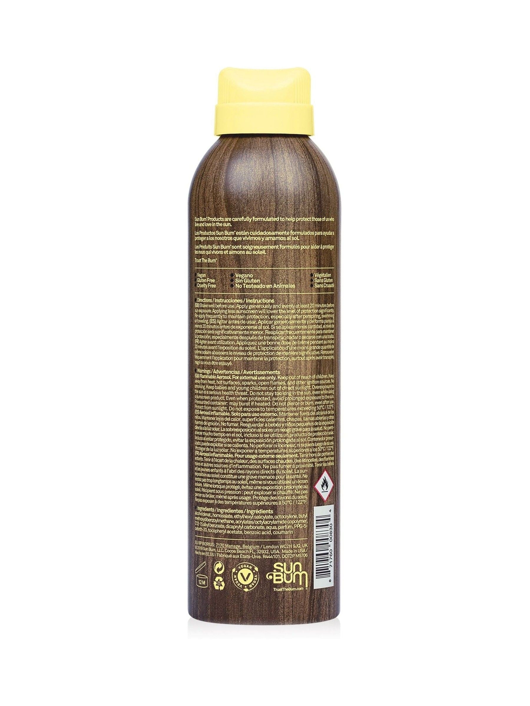 Sun Bum Original SPF 30 Suncream Spray 200ml
