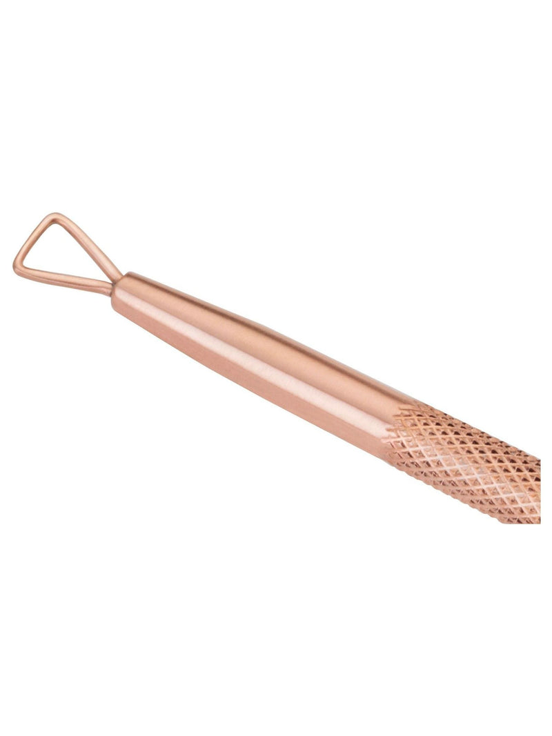 Tweezerman rose gold manicure kit with precision tools, UK version