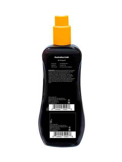 Next Australian Gold SPF 30 Hydrating Spray Oil Body Sunscreen 237 ml- Buy online at McGrocer