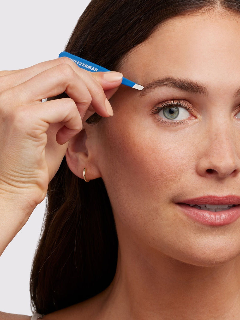 Tweezerman Mini Slant tweezers, imported from the UK