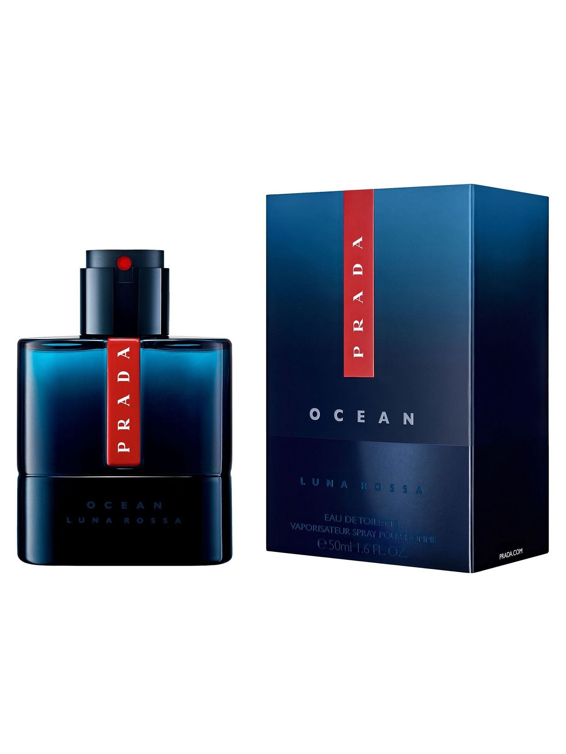 Prada Luna Rossa Ocean men's fragrance 50ml, imported from the UK