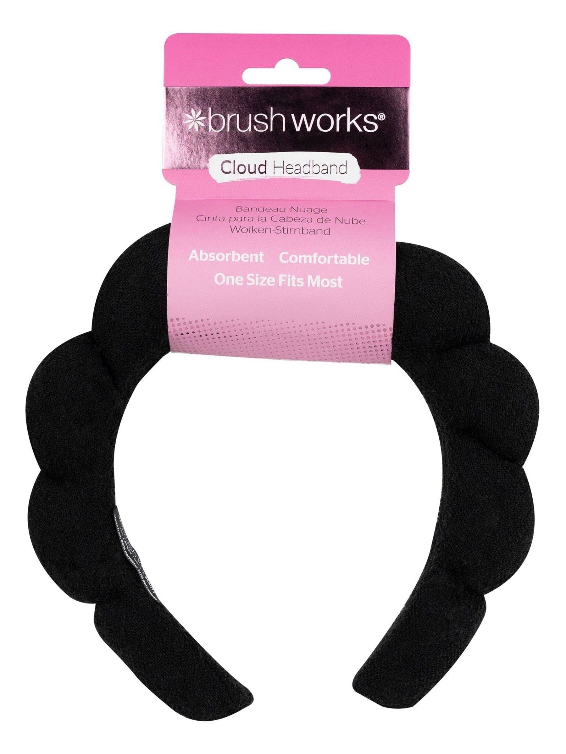 Brushworks Cloud terry cloth makeup headband, UK version