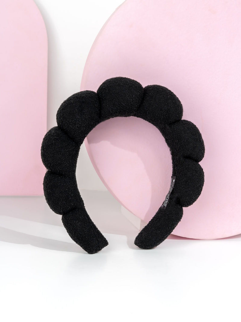 Brushworks Cloud terry cloth makeup headband, UK version