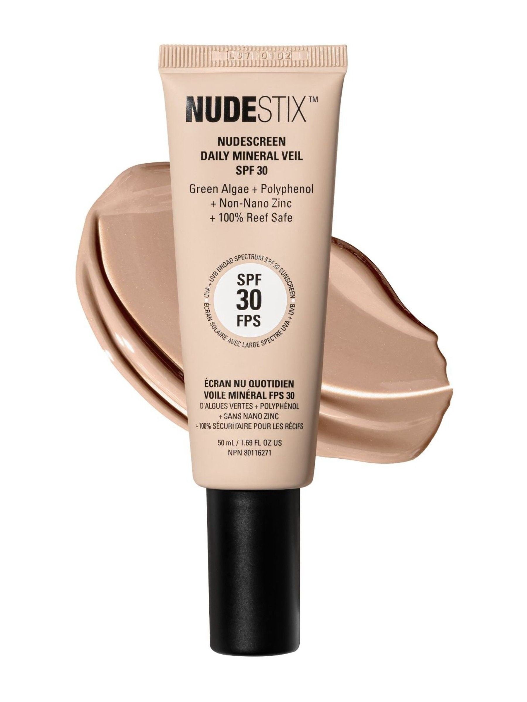NUDESTIX Nudescreen Daily Mineral Veil SPF30 moisturiser, imported from the UK
