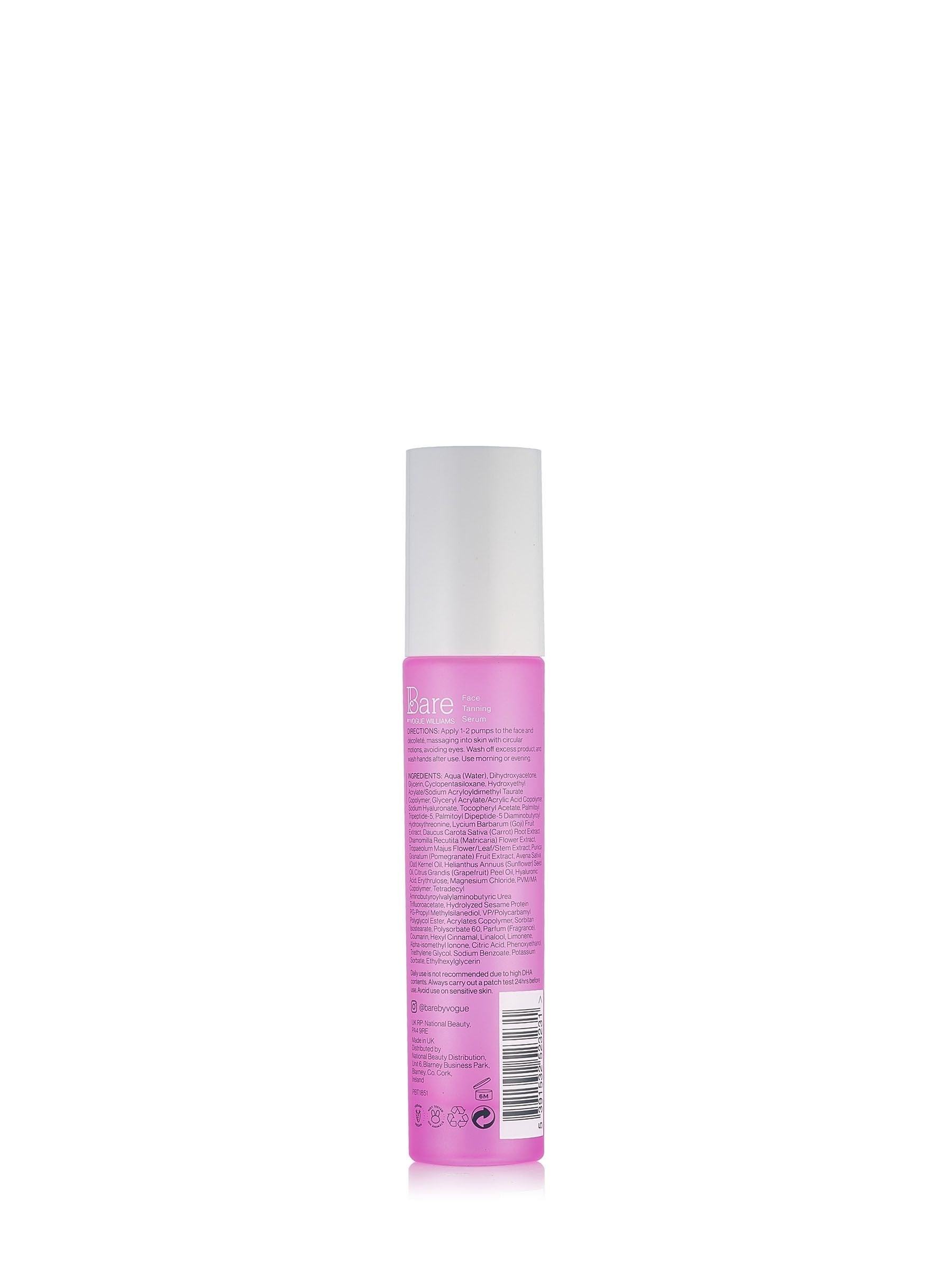 Bare By Vogue face tanning serum 30ml - British product