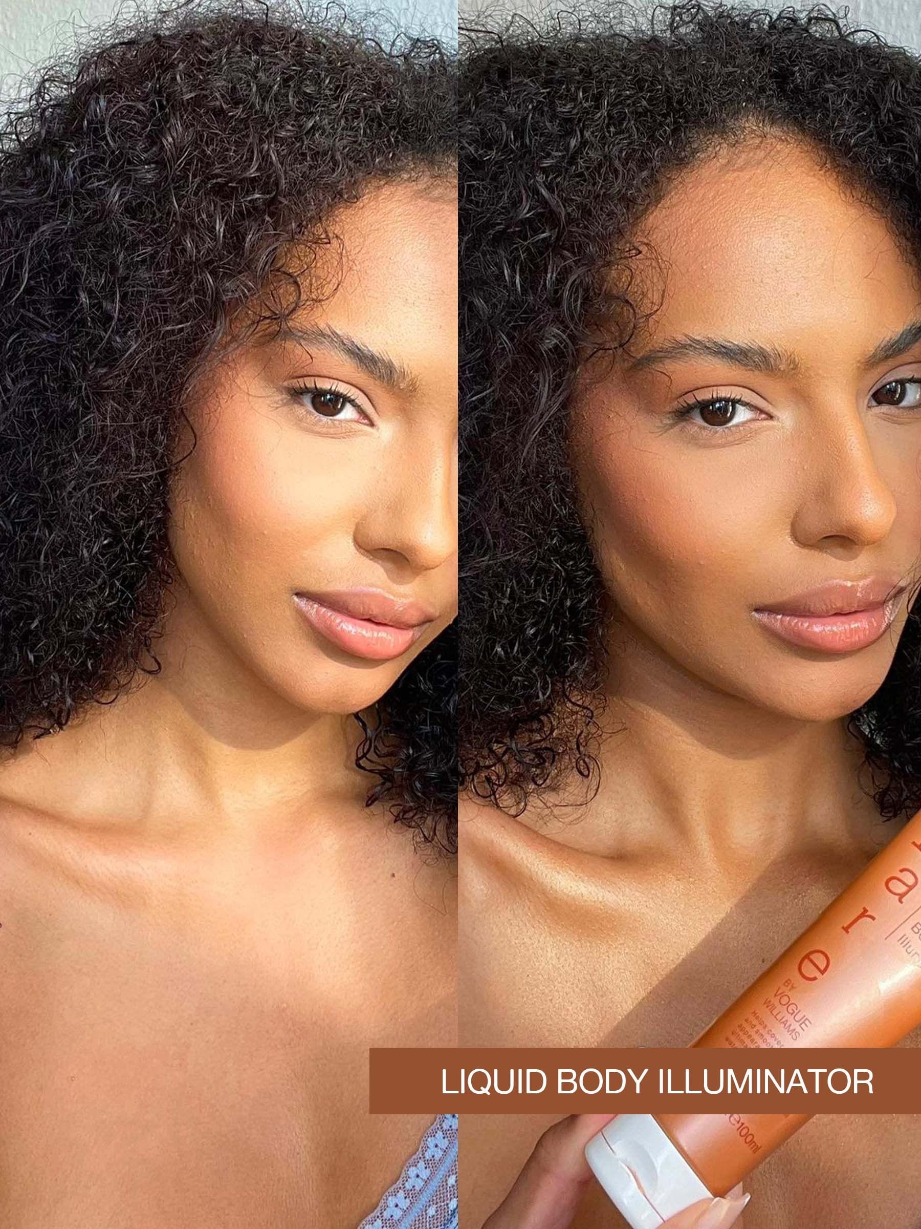Bare By Vogue liquid body illuminator Nude 100ml (British brand)