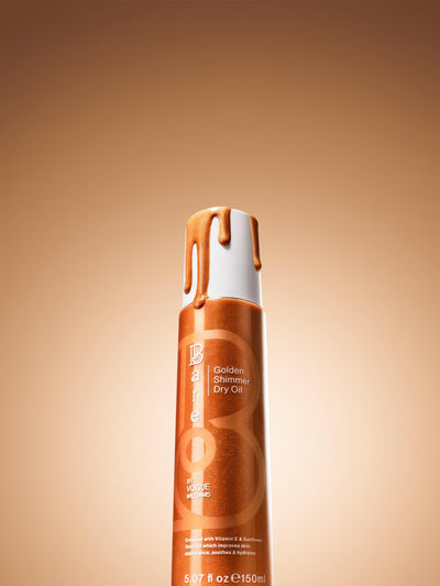 Bare By Vogue Huile Corporelle Sèche Scintillante Dorée 150ml