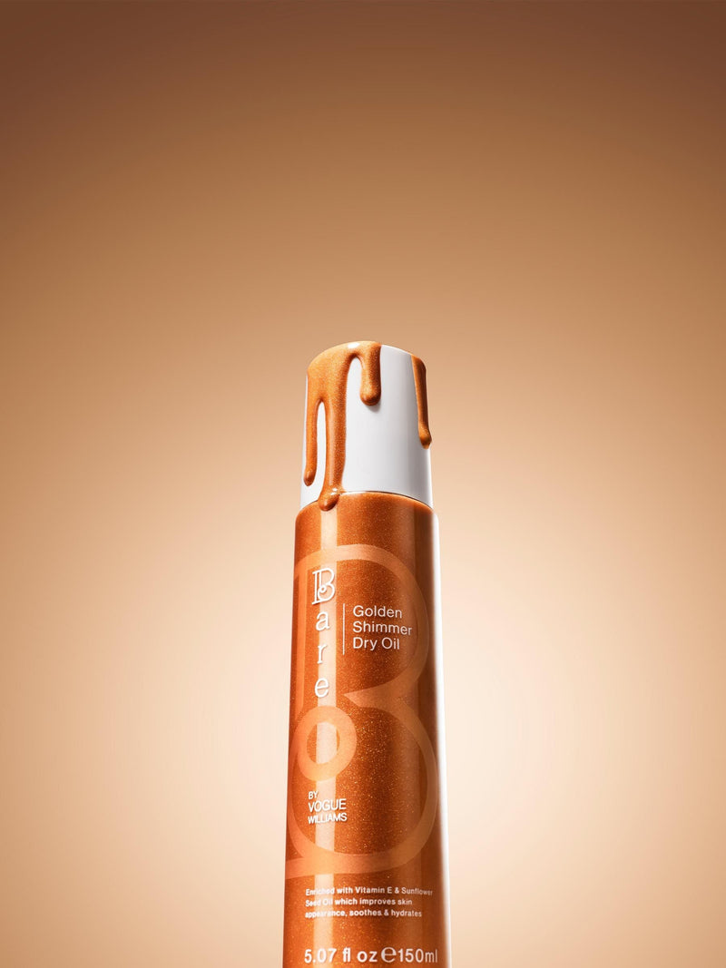 Bare By Vogue Golden Shimmer Dry Body Oil 150ml - British product